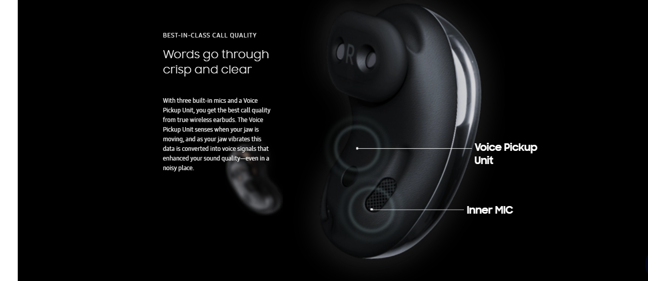 Features of the Galaxy Buds Live